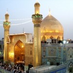 صحن جدید حرم امام علی (ع) دچار حریق شد
