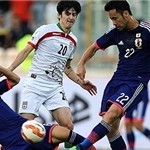 تساوی تیم فوتبال ایران در مقابل ژاپن