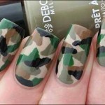طراحی ناخن مدل ارتشی