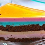 آموزش تهیه کیک ۵ رنگ