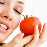 پوستی زیبا با گوجه فرنگی