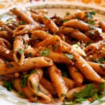 طرز تهیه پاستای پنه با مایکروویو
