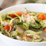 سوپ رژیمی با مرغ و کدو