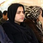 همسر هادی نوروزی درمراسم سالگرد غلامحسین مظلومی