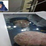 عشق به کار این زن تا درون گور ! (عکس)