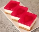 آموزش تصویری چیز کیک قلبی خوشمزه + عکس