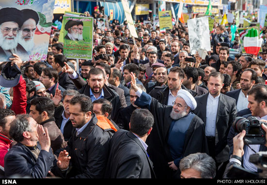 مقامات در راهپیمایی 22 بهمن +عکس