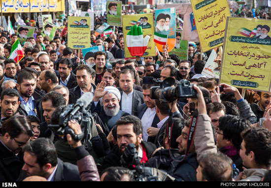 مقامات در راهپیمایی 22 بهمن +عکس