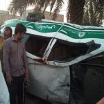 جان باختن افسر نیروی انتظامی در حادثه تصادف+تصاویر