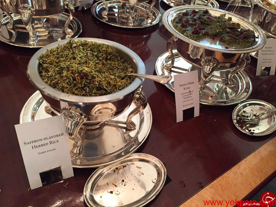 سفره سبزی پلو وماهی همسر اوباما بعد از بیست روز+عکس