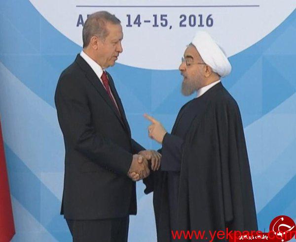 روحانی و اردوغان با ژست پدر و پسر+تصویر