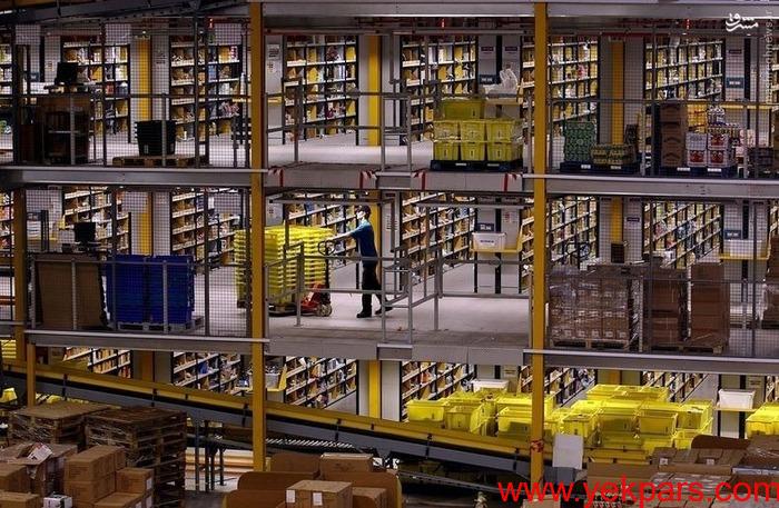 عکس/ در انبار سایت آمازون چه میگذرد