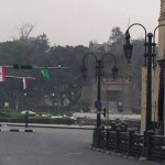 چرا هنگام عبور ملک سلمان، این مجسمه را پوشاندند؟ +عکس