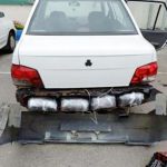 جاسازی ۲۰ کیلو تریاک در سپر پراید+عكس