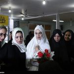 عروس و داماد اهوازی پای صندوق رای+عكس