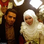 مراسم عروسی در کمپ پناهندگان سوری+تصاویر