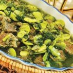 خورش باقلا و گشنیز و سیر ، یک غذای خوشمزه