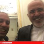 سلفی پر انرژی نجفزاده با دکتر ظریف در نیویورک!