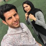 سلفی آزاده زارعی با طالب لو