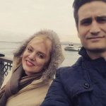 پویا امینی در کنار همسرش+تصاویر