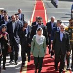 ورود رئیس جمهور کره جنوبی به تهران+عكس