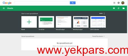 برنامه گوگل شیت, قالب‌بندی در گوگل‌شیت