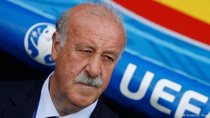 UEFA EURO 2016 Spanien - Tschechien Trainer Vicente del Bosque