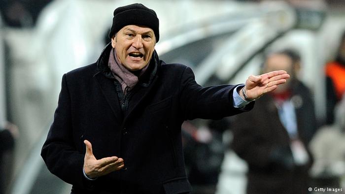 Fußball Trainer der albanischen Nationalmannschaft Gianni De Biasi 