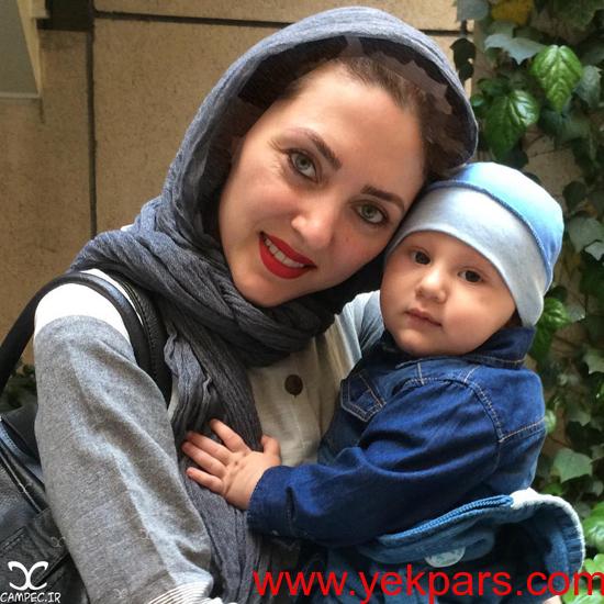  عکس های جدید و زیبای مهسا کرامتی با پسرش امیرمانی