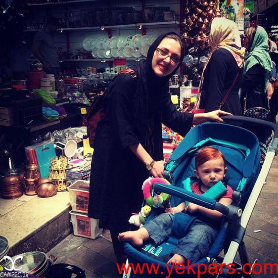 عکس های جدید و زیبای مهسا کرامتی با پسرش امیرمانی 