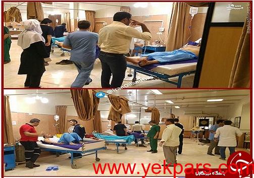  گرمازدگی آتش‌نشانان ماهشهر
