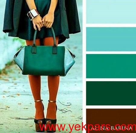 شیک ترین ست های تابستانی,ست های رنگی تند