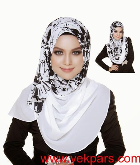 آموزش تصویری بستن شال و روسری,مدل روسری زنانه