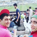 دختری که وارد ورزشگاه آزادی شد + عکس