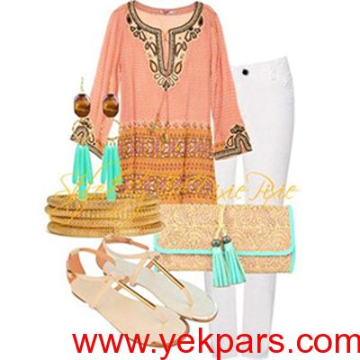 اصول و نحوه پوشش در تابستان,ست کردن لباس تابستانی
