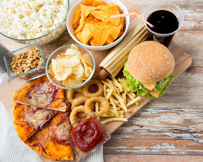 رژیم غذایی بدون گلوتن, مواد غذایی مضر مغز