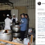 سردار سلیمانی سر دیگ نذری+عکس