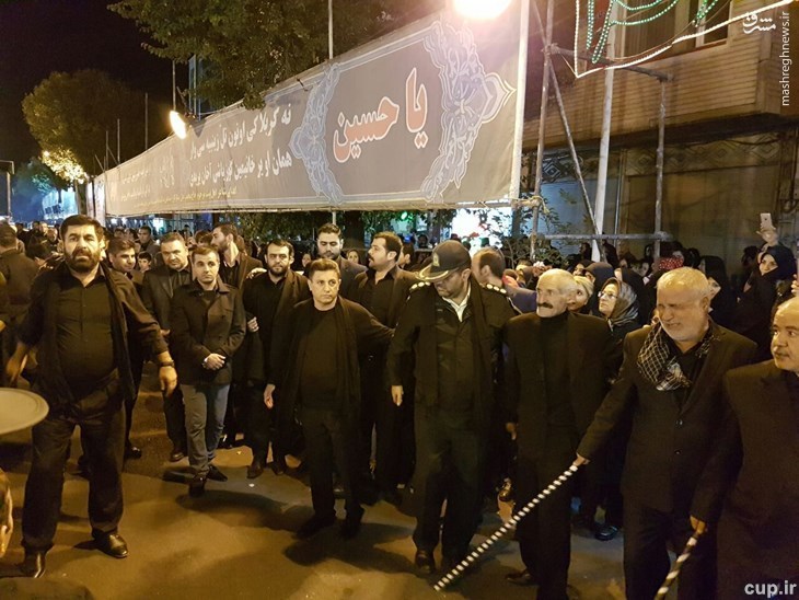 عکس/ قلعه‌نویی در دسته عزاداری معروف تبریز