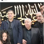 «علی دایی» و دخترش در مراسم عزاداری اربعین+عکس