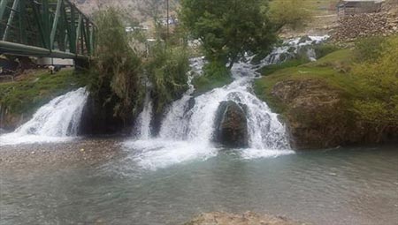 عکس آبشار آرپناه در خوزستان