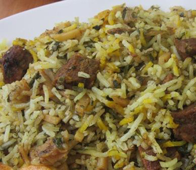خواص پلو سیر و کلم,درست کردن پلو سیر و کلم