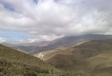 آبشار جنگلک در استان تهران