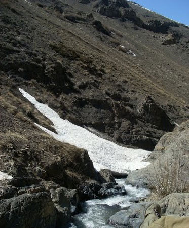 آبشار جنگلک در استان تهران
