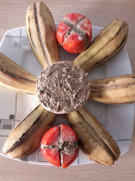 بادمجان شکم پر کبابی,طرز تهیه بادمجان شکم پر کبابی