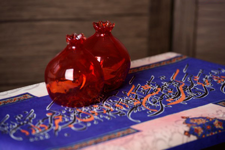 چیدمان سفره یلدا با ظروف سفالی, چیدمان سفره یلدا