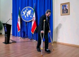 سخنگوی وزیر امور خارجه لنگ لنگان به کنفرانس خبری امد+عکس