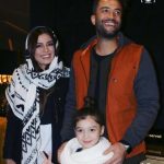 بنیامین در کنار همسرش و دخترش + تصاویر