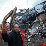 بی اخلاقی و زشتترین سلفی با ساختمان پلاسکو+عکس