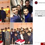 محسن مسلمان با پرسپولیسیها جشن تولد گرفت +عکس