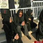 حضور مهناز افشار در مراسم وداع با آتش نشانان + عکس